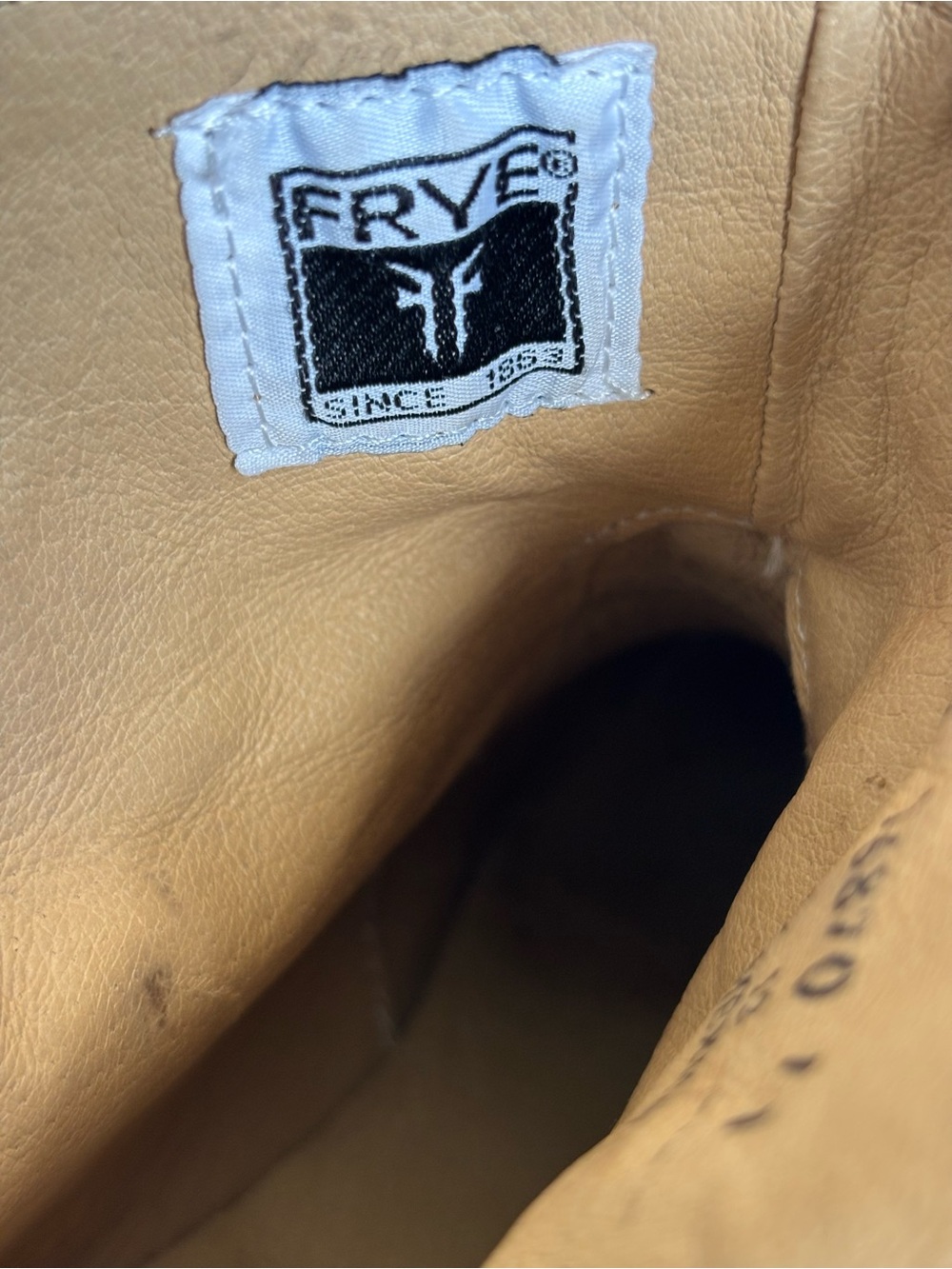 Frye Phillip Harness Short Ankle Boots Zip Moto Women's Size 8.5 B Brown Leather - Picture 14 of 16